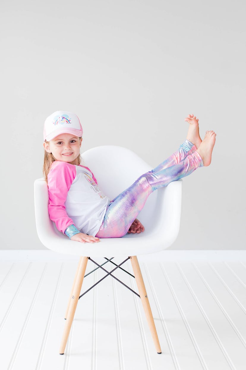 Sew Sweet Sew Adorable Iridescent Unicorn Leggings