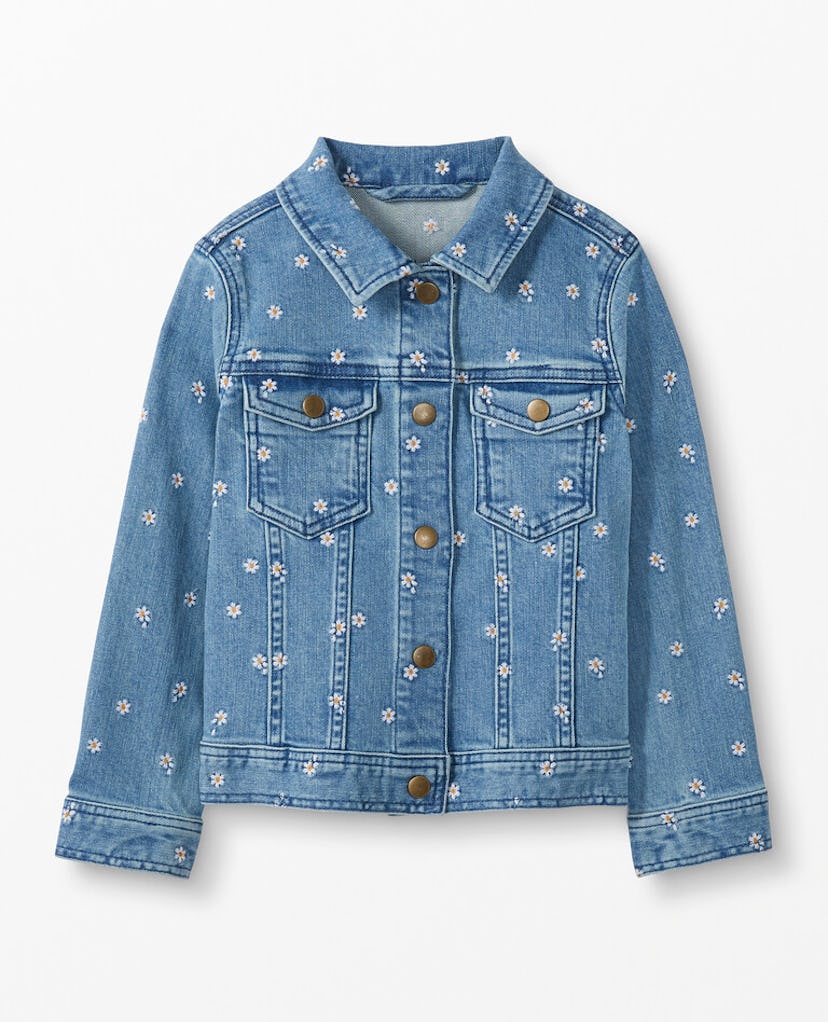 Hanna Andersson Embroidered Denim Jacket