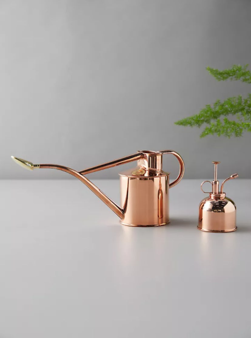 Haws 1 Liter Copper Watering Can + Mister Gift Set