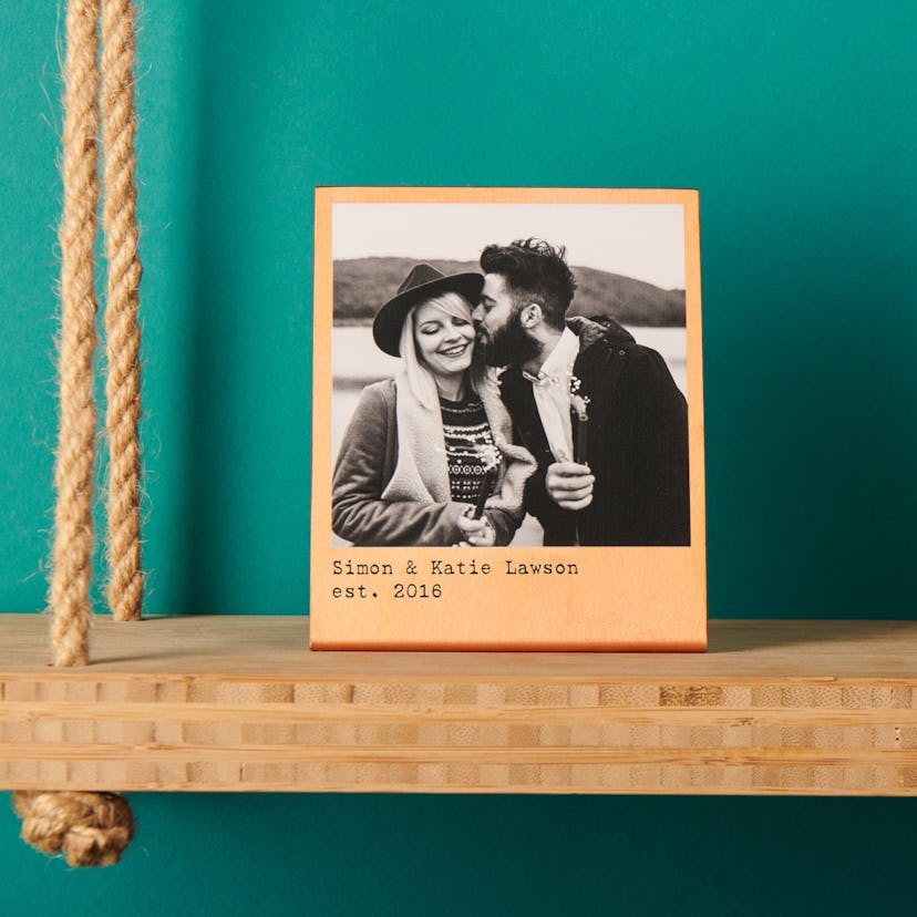 Oakdene Designs Personalised Solid Copper Photo Print