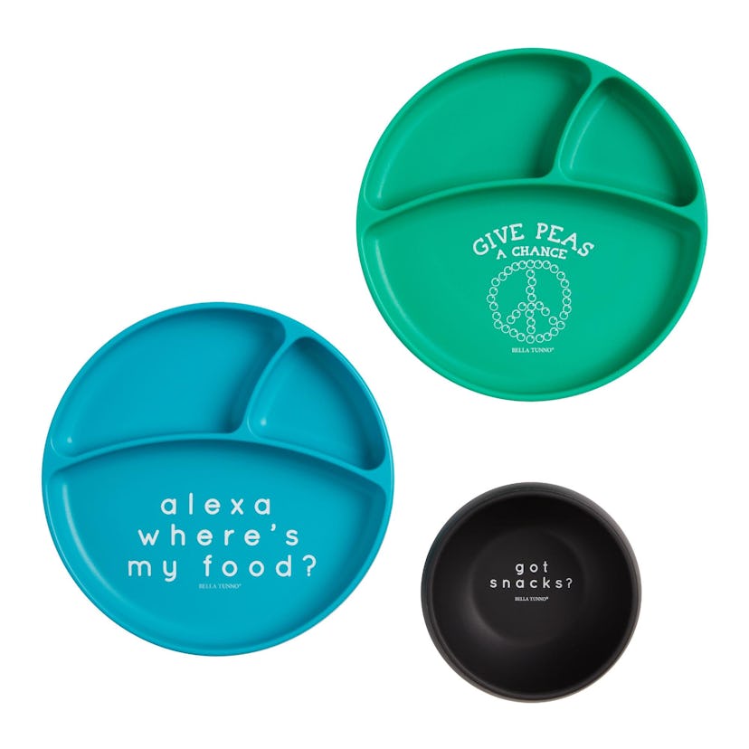 Bella Tunno Silicone Kids Plates And Bowl Collection