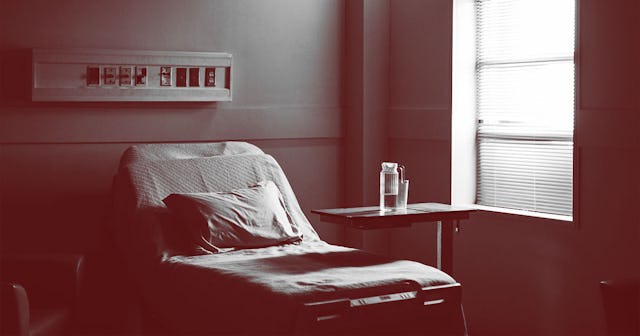 Empty bed in the hospital