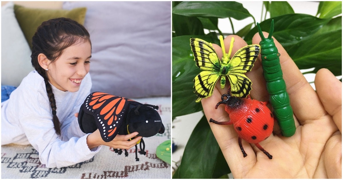 Plastic Toy Insects Or Insect Sticker Packs  Perfect For Party Bags 