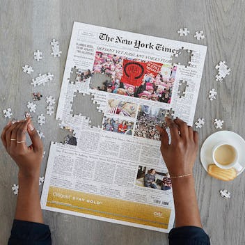 New York Times Custom Front Page Puzzle
