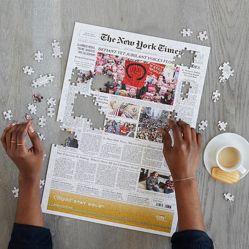 New York Times Custom Front Page Puzzle