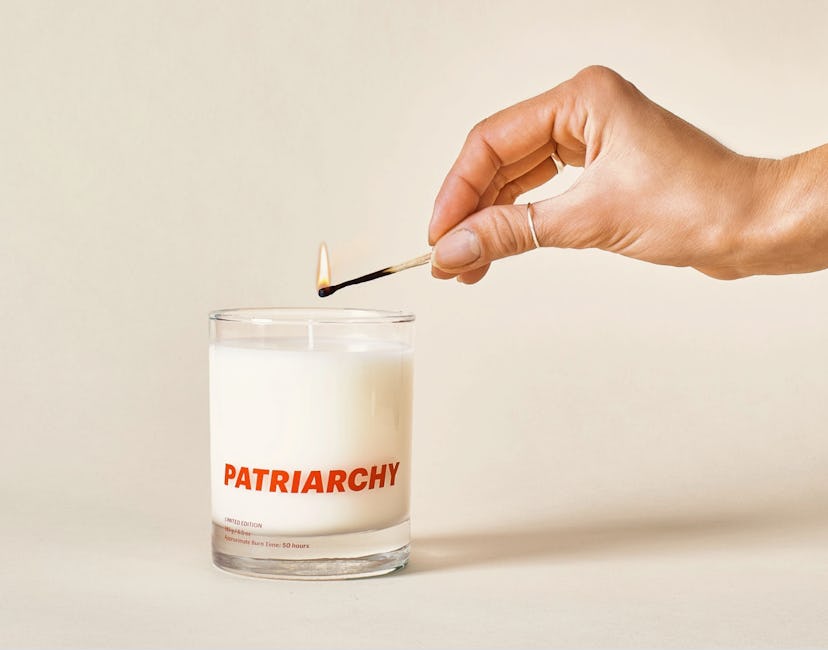 Oui The People Patriarchy Candle