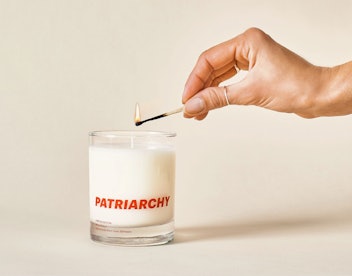 Oui The People Patriarchy Candle
