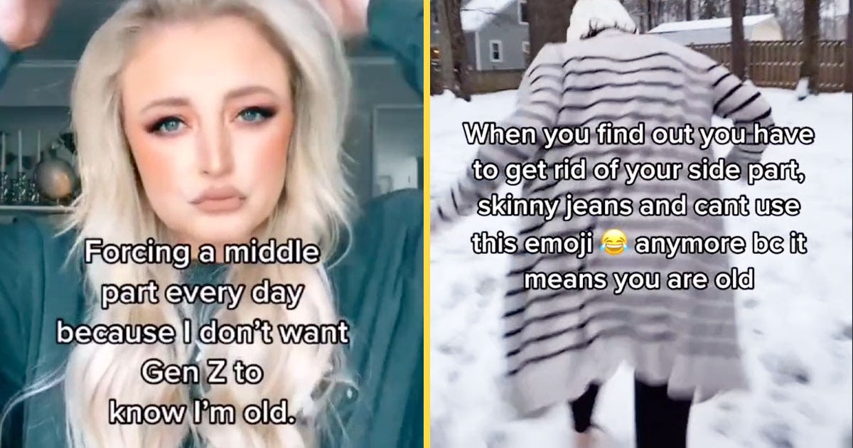 The Tiktok Youths Are Mocking Our Side Parts Skinny Jeans The Tiktok Youths Are Mocking Our Side Parts Skinny Jeans