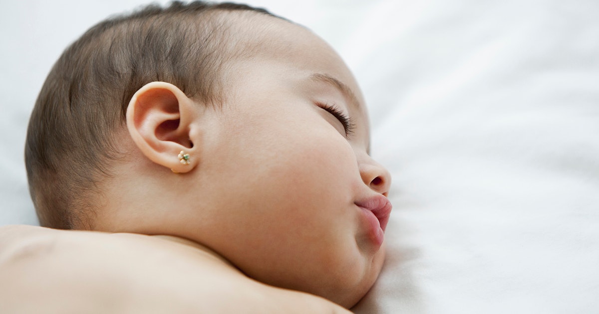Newborn Baby With Earring Stock Photo  Download Image Now  Baby  Human  Age Earring Pierced  iStock