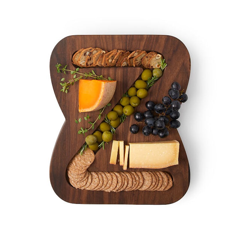 Monogram Cheese & Crackers Serving Board