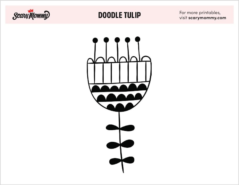 Doodle Tulip