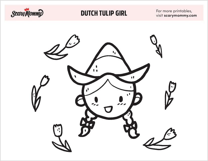 Dutch Tulip Girl