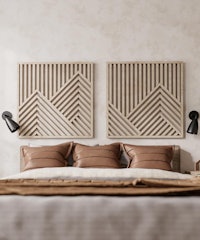 Mountains Wooden Wall Art