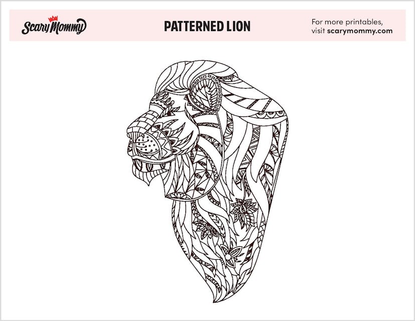Patterned Lion