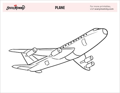 64 Realistic Airplane Coloring Pages  Best HD
