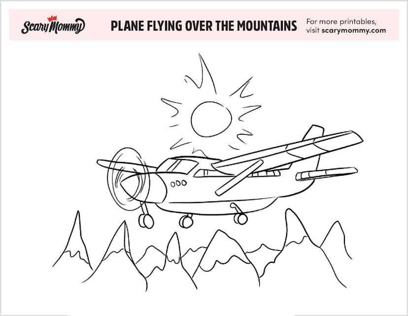 10 Airplane Coloring Pages For When You’re Missing Out On Travel