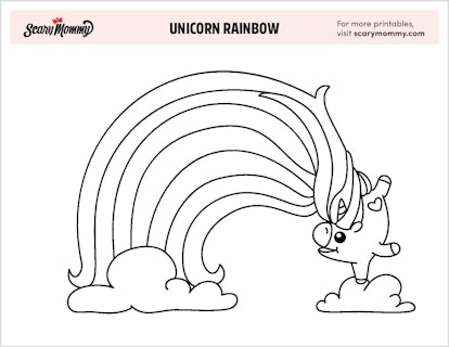 Free Printable Rainbow Coloring Pages 🌈 - What Mommy Does
