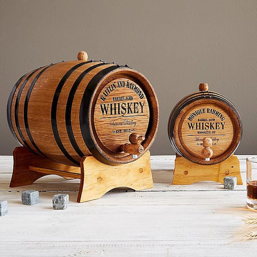 Personalized Whiskey Barrel