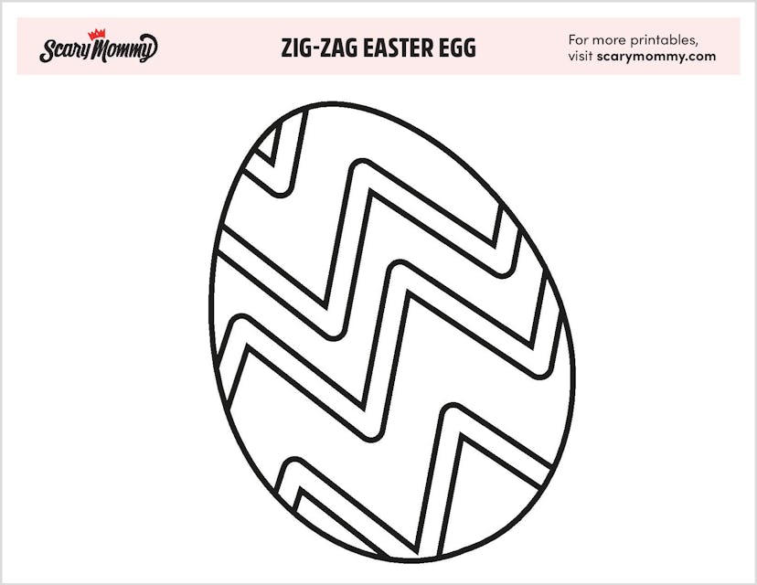 Zig-Zag Easter Egg