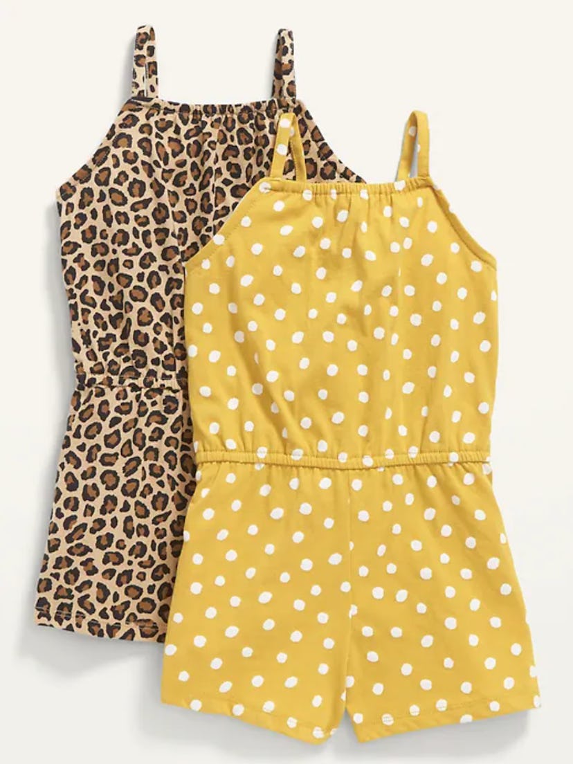 Old Navy 2-Pack Sleeveless Jersey Romper for Toddler Girls