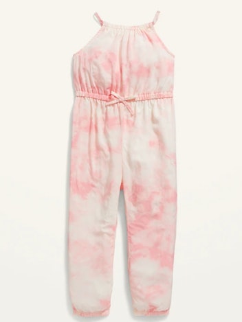 Old Navy Sleeveless Printed Jumpsuit for Toddler Girls