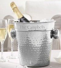 Hampton Collection Engraved Chiller and Ice Bucket