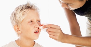 Nose bleeding in children