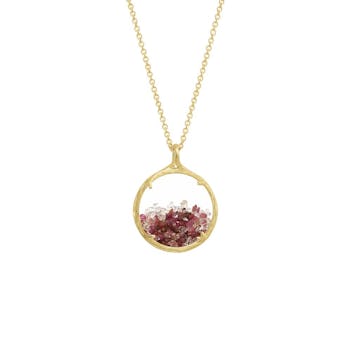 Catherine Weitzman Birthstone Shaker Necklace