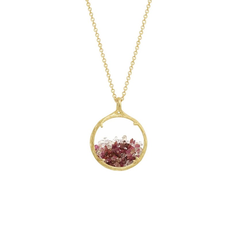 Catherine Weitzman Birthstone Shaker Necklace