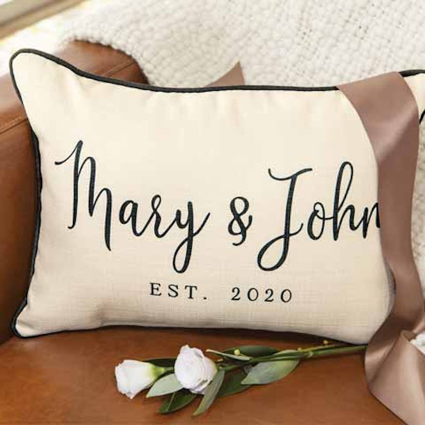 Happy Couple Personalized Pillow