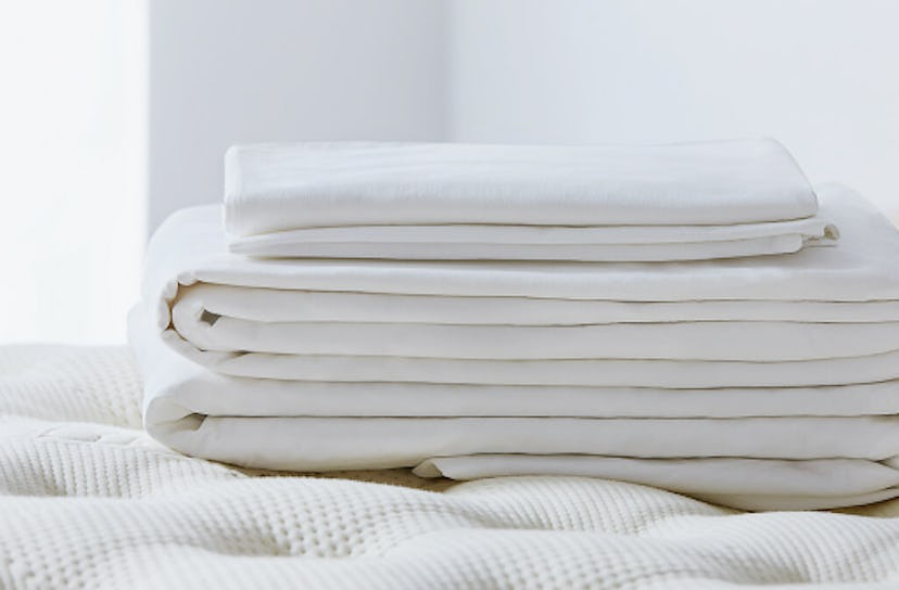 Saatva's Percale Sheet Set