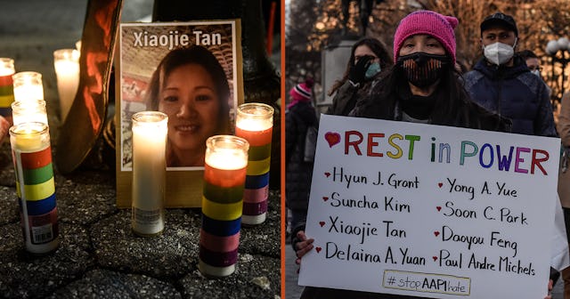 atlanta shootings vigils