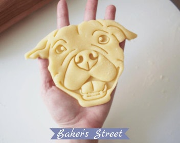 BakersStreetCutters Custom Pet Portrait Cookie Cutter