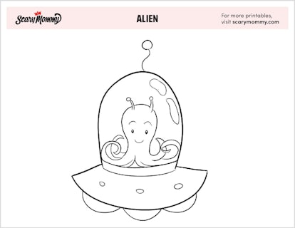 11 Alien Coloring Pages For Your Future Space Explorer