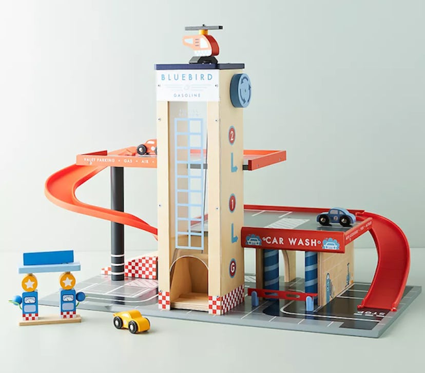 Blue Bird Service Station Play Set