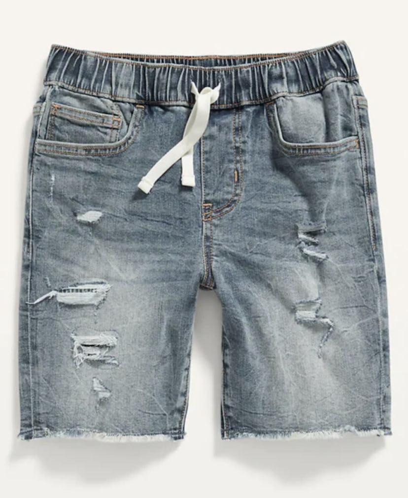 Old Navy Karate Ripped Jean Jogger Shorts