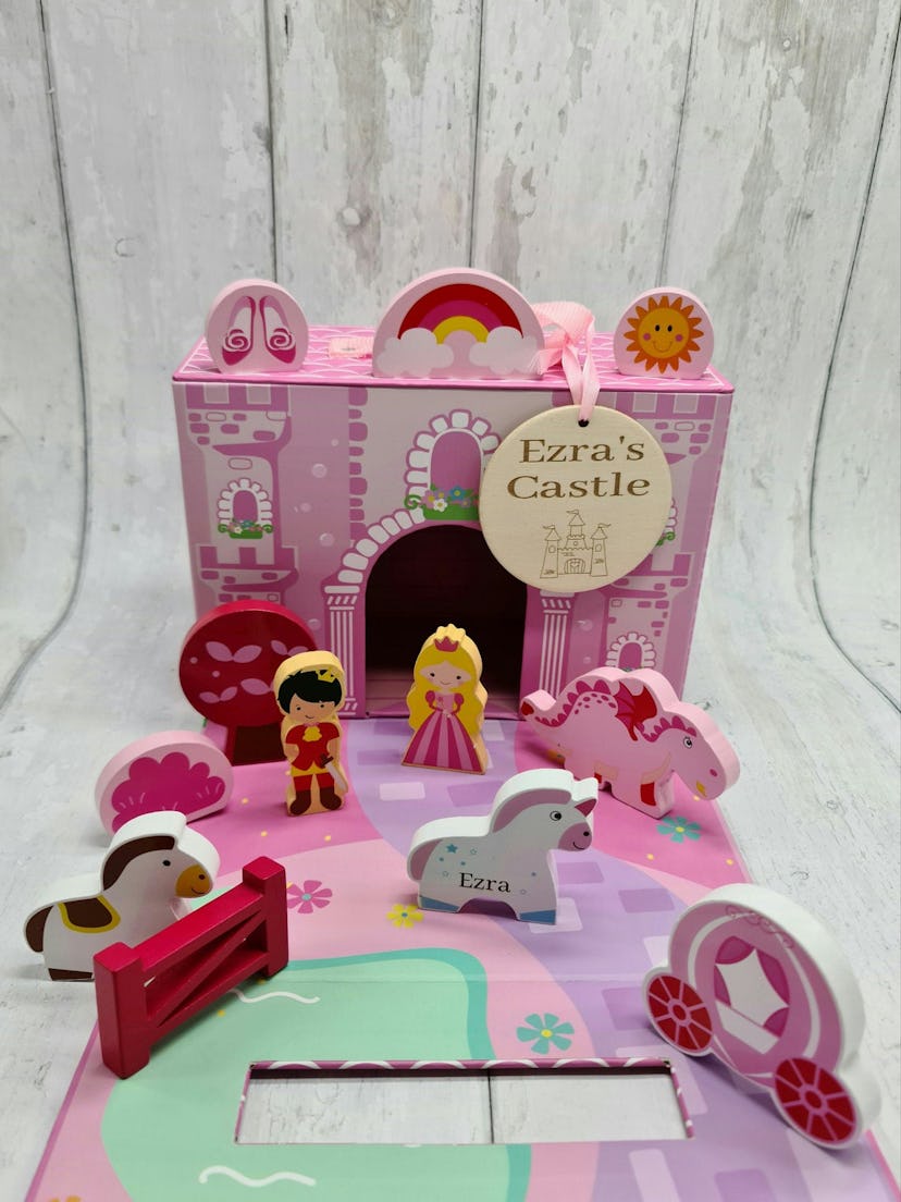 Blush Laser Gifts Unicorn Princess Castle