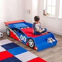 KidKraft Racecar Toddler Bed