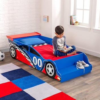 KidKraft Racecar Toddler Bed