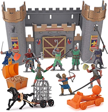 Medieval Castle Knights Action Figure Toy Army Playset 