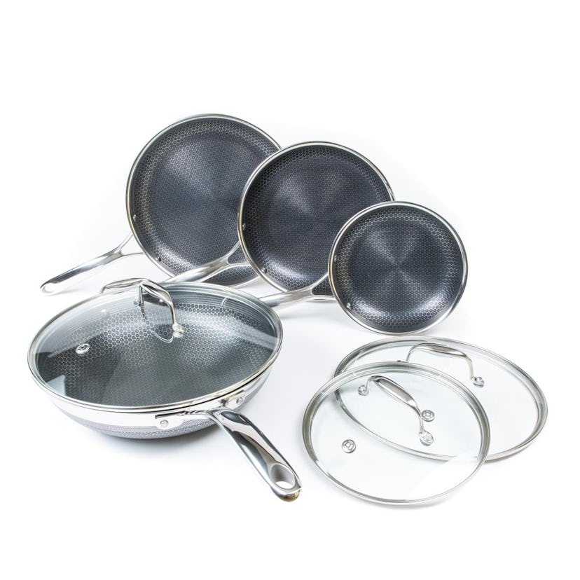 7-Piece Hexclad Hybrid Cookware Set