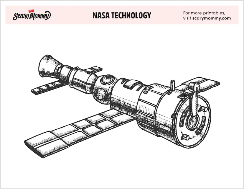 11 NASA Coloring Pages That’ll Send Your Space-Obsessed Kid Into The ...