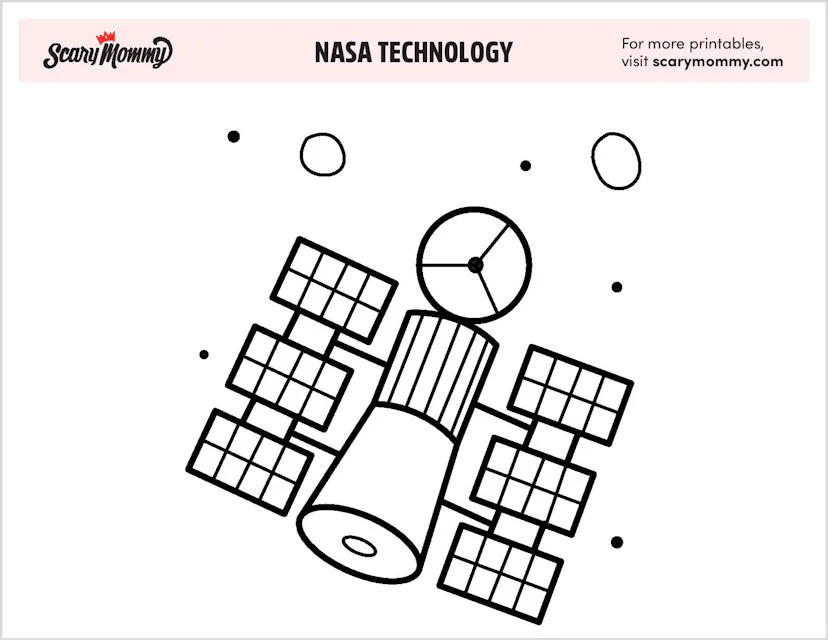11 NASA Coloring Pages That’ll Send Your Space-Obsessed Kid Into The ...