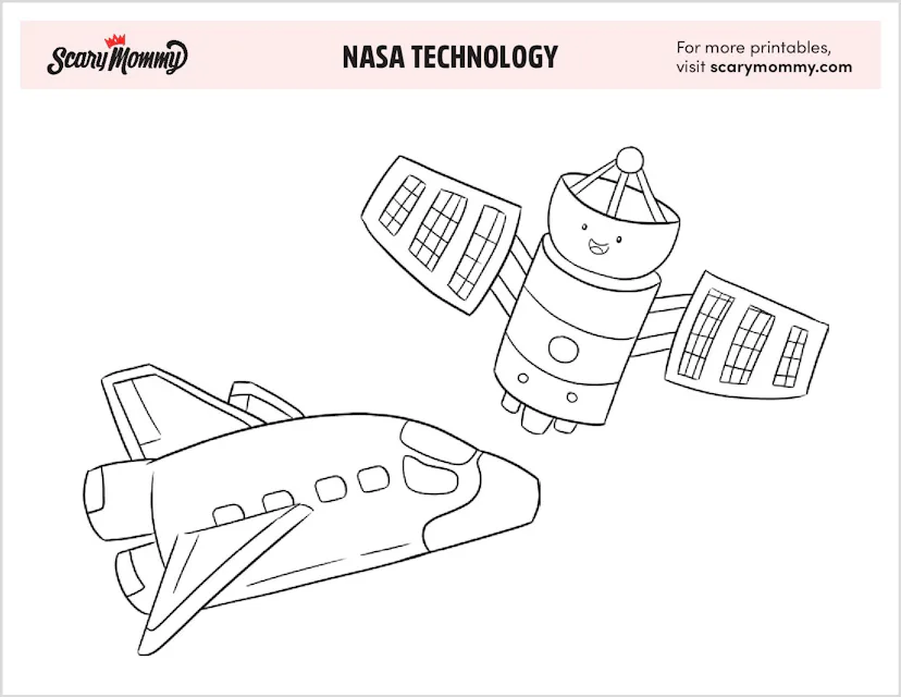 11 NASA Coloring Pages That’ll Send Your Space-Obsessed Kid Into The ...