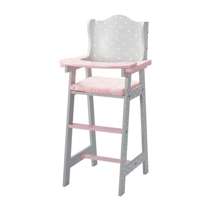 Olivia's Little World Polka Dots Baby Doll High Chair