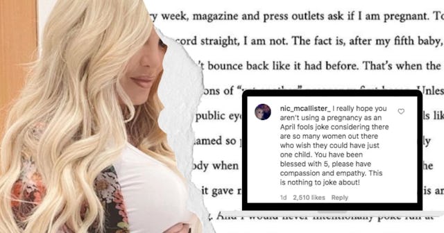 Tori Spelling April Fool's Day Prank 2021