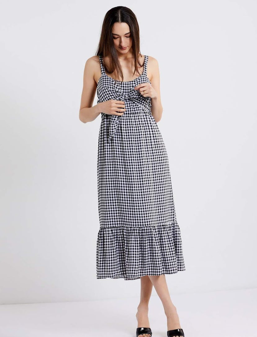 A Pea in the Pod’s Ripe Tie Detail Maternity Dress