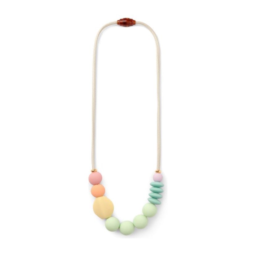 January Moon Rainbow Sherbet Signature Teething Necklace