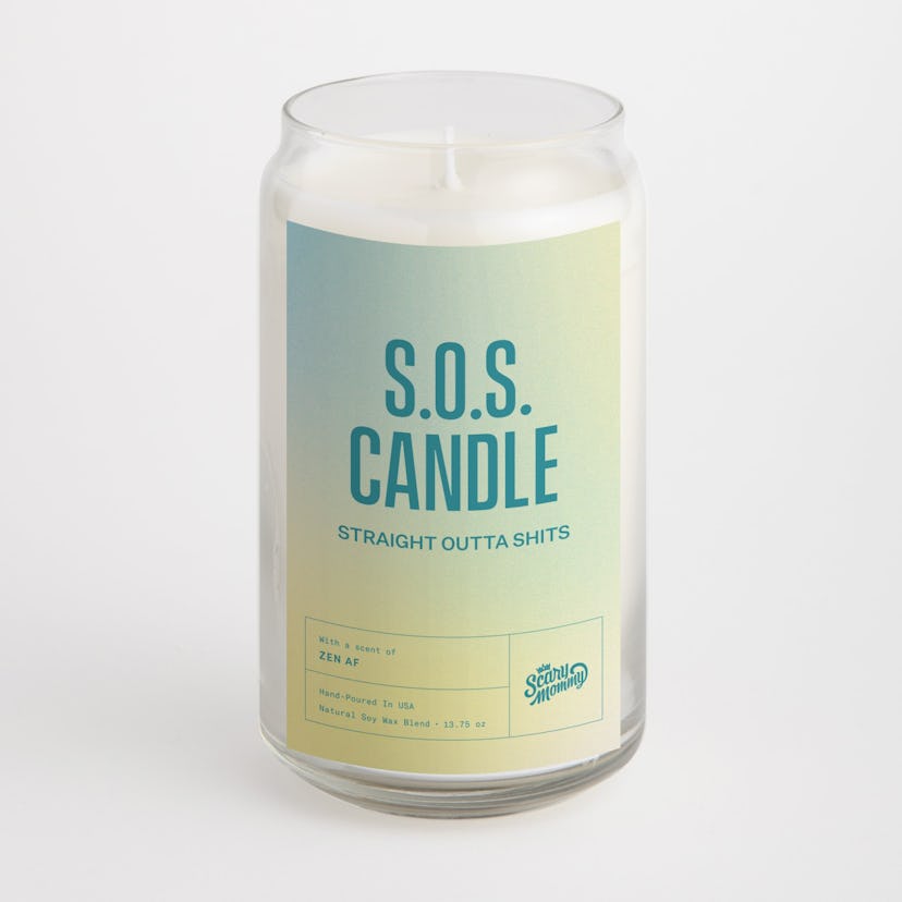 Scary Mommy S.O.S (Straight Outta Shits) Candle