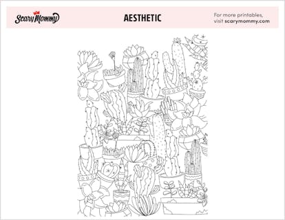 travel through art with these 11 amazingly aesthetic coloring pages